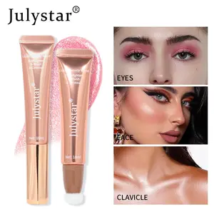 Liquid Blush Highlighter Concealer Brush, Shimmer Fine Flash Matte Beauty Contour Stick, Natural Brightening Cushion Blush Stick, Beauty Cosmetics