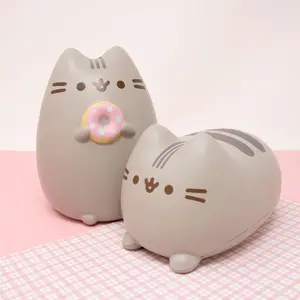 Hamee Pusheen the Cat Jumbo Squishy - Cute Slow Rising Scented Stress Reliever Fidget Toy