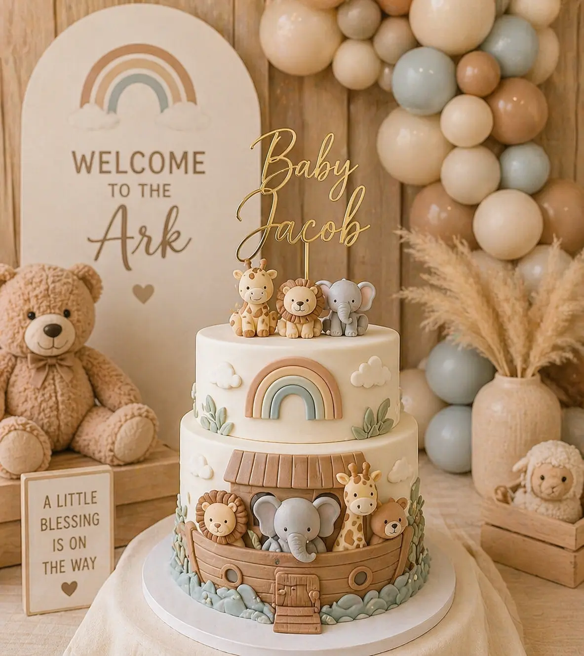 Custom Baby Name Cake Topper