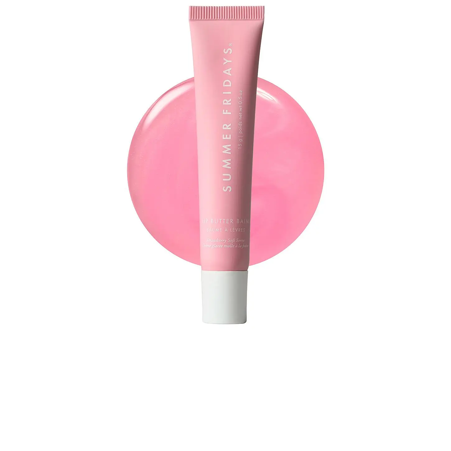 Summer Fridays Limited Edition Lip Butter Balm in Strawberry Soft Serve