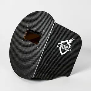 Rod Shield One Piece Carbon Fiber Pancake Welding Hood