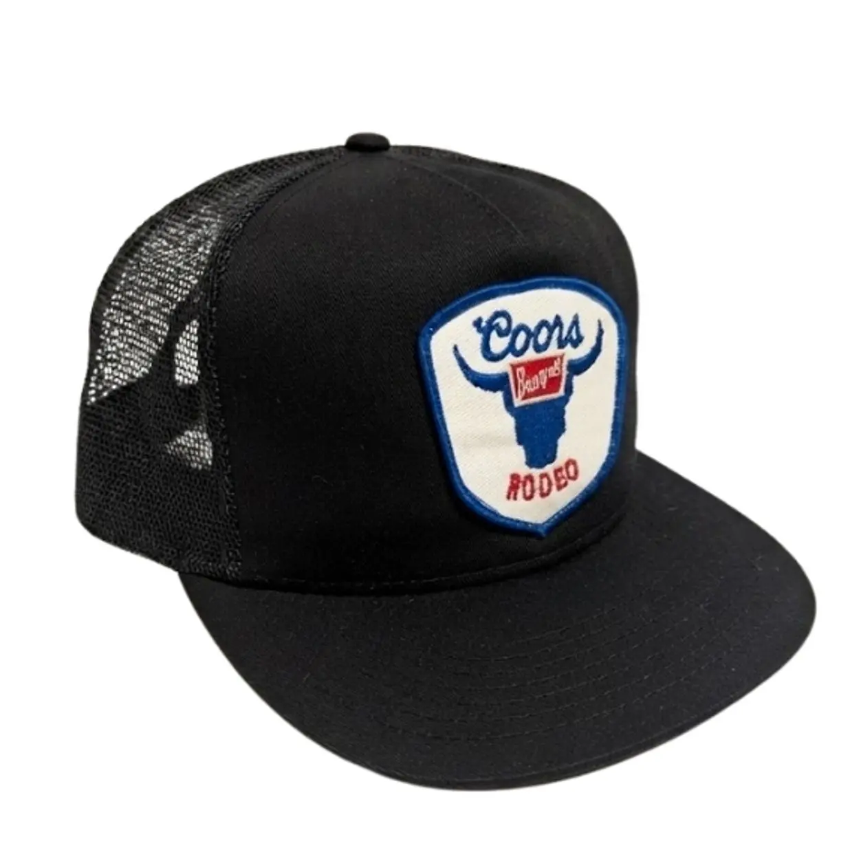 Coors Rodeo Embroidered Retro Hat Trucker Hat Many Colors Snapback Hat, Unisex Casual Street Style, Gift Idea For Her Him, Unisex Everyday Wear