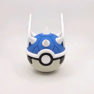Blue Spiny Shell Poké Ball Mashup – Mario Kart Crossover Edition