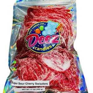 Super Sour Cherry Swizzlers Candy