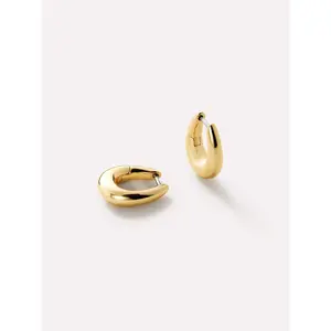 Gold Huggie Earrings - Amaya