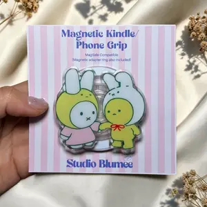 Reduced Price Minor Cosmetic Scratch Handmade Smiski x Miffy Grip: Phone Stand & Stylish Accessory For Kindle