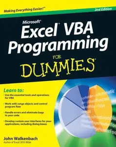 USED-Excel VBA Programming For Dummies by John Walkenbach (Paperback)