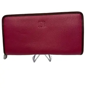 Pre-owned Loewe Calfsking small leather goods Amazona Zip Around Wallet