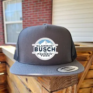 Funny "Slammin' Busch and Poundin' Tush" Trucker Hat | Beer Lover Country Boy Snapback Cap country humor hat western style cap beer lover gift