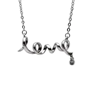Love Pendant Necklace Women Sterling Silver Ginger Lyne Collection
