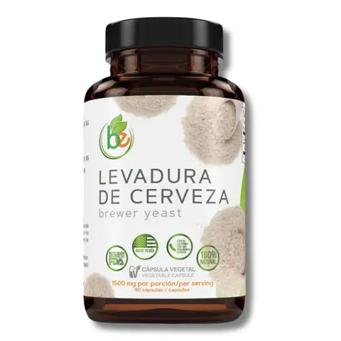 VIRAL Brewer’s Yeast Capsules (Levadura de Cerveza) – 1500 mg per Serving, 90 Veggie Caps, Made in USA Supports Digestive & Immune Helth| Dietary Supplement