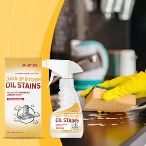 Jakehoe Powerful Oil Removal Cleaning Spray 120ml Kitchen Heavy Oil Busters!Universal range hood/stove/grill, no scrubbing, quick dissolution, no stimulation, mild formula~