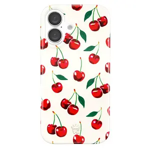 Velvet Caviar Mon Cheri Cherry iPhone Case – Cute Protective, Shockproof Phone Cases for iPhones with Red Cherry Design - Perfect Valentine Gifts, Trendy Gift For Fans, Compatible With iPhone 11–17, Valentine phone case, Full option iPhone case