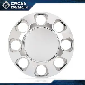 CROSSDESIGN Fit For 2015-2020 GMC Sierra 2500HD 3500HD 22909152 Wheel Center Hub Cap Chrome