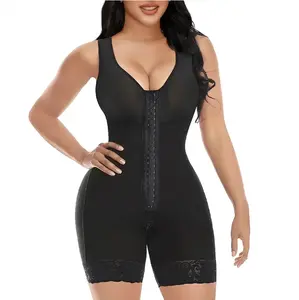 Women's Original Colombian Fajas Shapewear Bodysuit - Mesh, Compression Tummy Control, Full Coverage, Hook Closure, Belly-Hiding, Fitted, Moldeadora, Elastic Butt Lifter (Limited-Time Sale), Belly-Hiding Shapewear Bodysuit, Fitted Shapewear Bodysuit