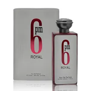 6PM Royal Cologne for Men 3.4 Fl Oz Eau de Parfum Spray with Mandarin Pineapple Cedarwood Vanilla Ambergris and Musk Alcohol-Free Luxury Perfume