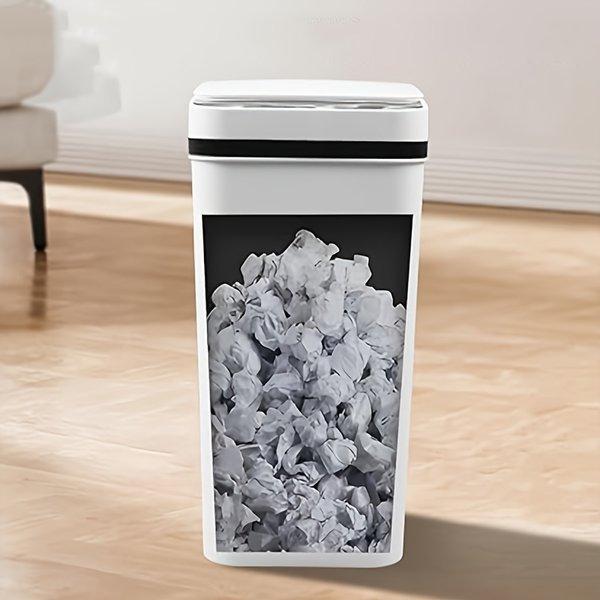 Touchless Automatic Trash Can 11L – Motion Sensor Covered Bin for Kitchen Bathroom Bedroom, Smart Narrow Electric Garbage Can, Single or 2 Pack