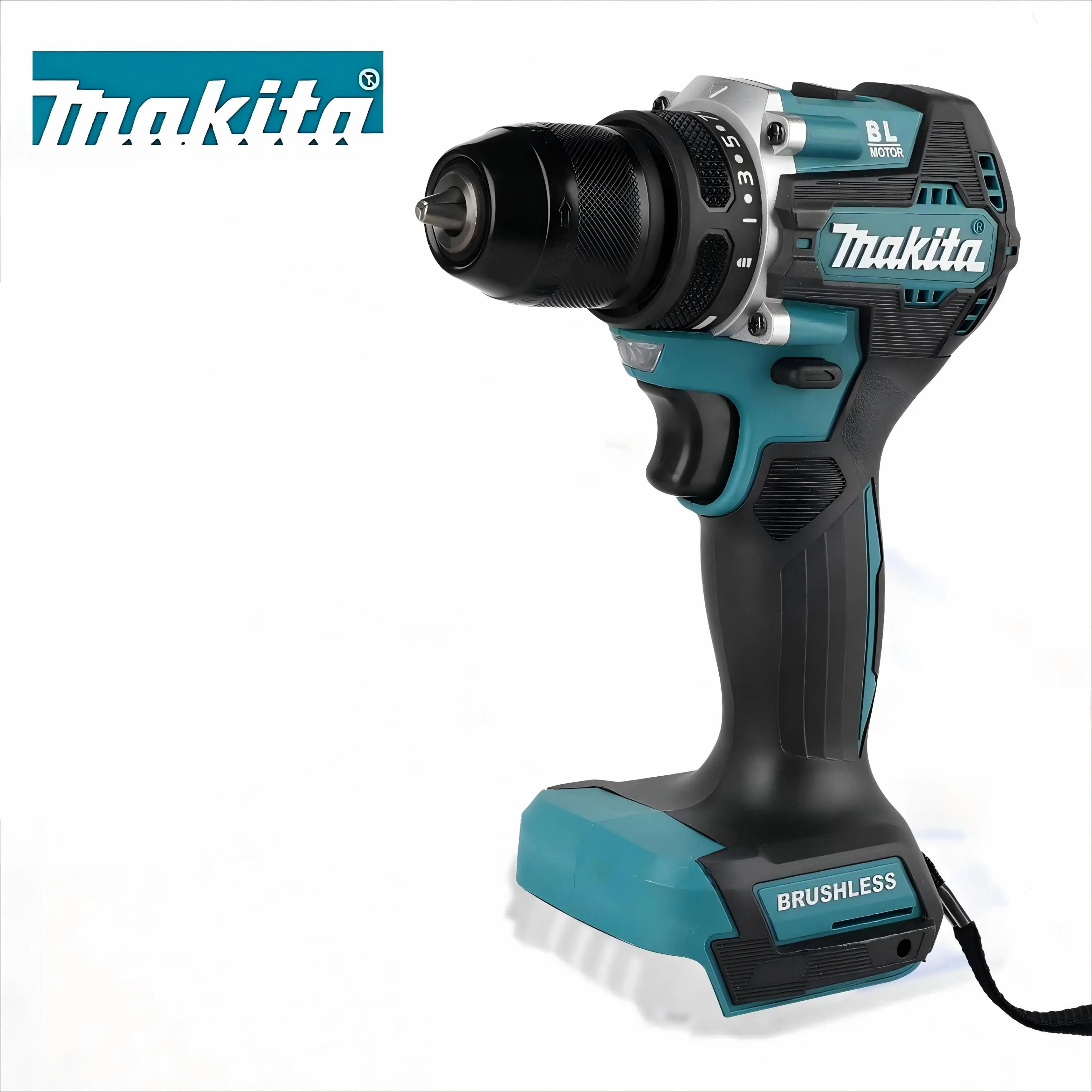 Makita MT487-10 Cordless Power Drill-Driver Kit, 3 Working Modes, 60Nm High Torque Impact, Forward/Reverse Button, Enhanced Visibility, Screwdriver Drill for Home Renovation, DIY Power Tools, Heavy-Duty Fastening, Hardware Drill