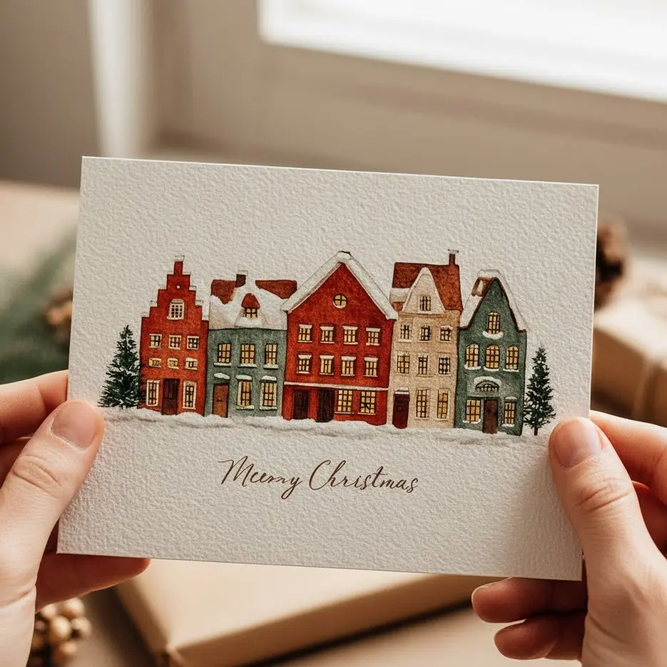 Merry Xmas Card Template Printable Xmas Card, Happy Holidays Cards, Family Xmas Cards, Canva Christmas Card, Cute Xmas Card, Printable Xmas