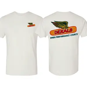 Dekalb Tee When Performance Counts Tee Farm Wear Cotton Short Sleeve T-Shirt Tractor Graphic Made in USA