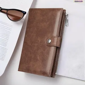 "Multi-Functional Zippered Travel Organizer – Large Capacity Passport Holder, Cute Card & Certificate Storage, Perfect for Tickets, Travel Essentials, and Documents