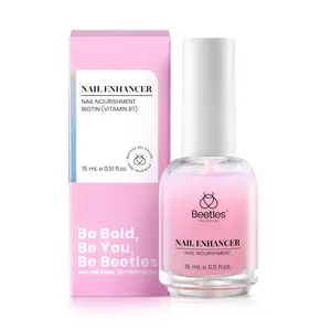 Beetles Nail Strengthener, Air Dry Neutral Nail Polish Strengthener and Growth Nail Growth Treatment Nail Strengthener for Thin Nails and Growth
