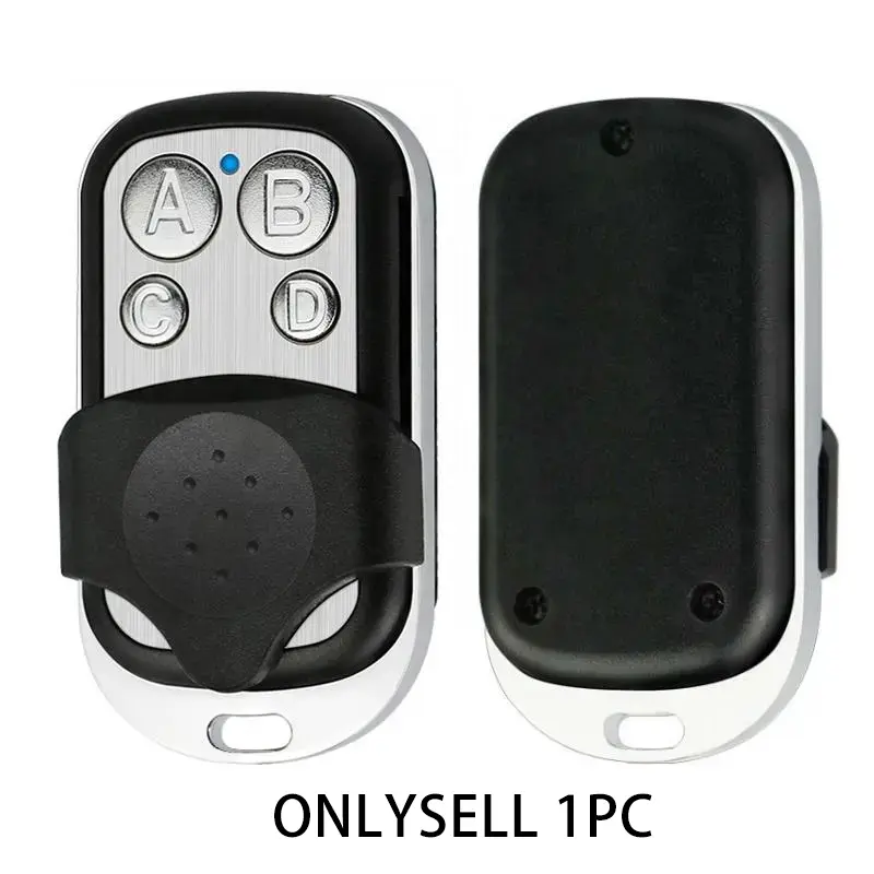 Universal garage door remote control 433.92 MHz, sturdy ABS casing, easy to install, compatible with most garages and doors