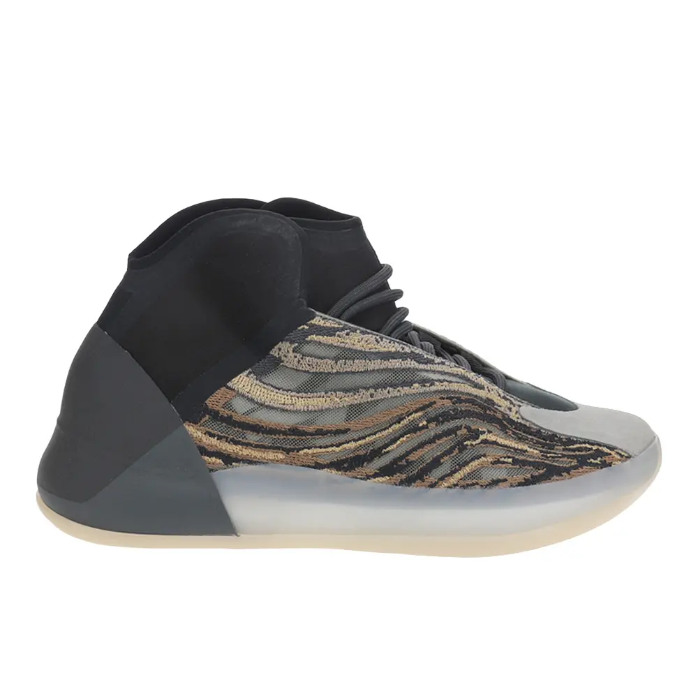 adidas Mens Yeezy Qntm Adults Basketball Sneakers Shoes Casual - Beige, Black