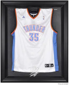 Oklahoma City Thunder Black Framed Team Logo Jersey Display Case
