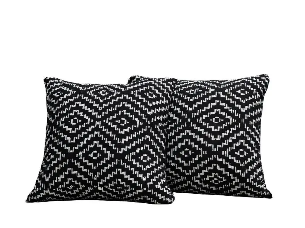 SEEHILL Water-resistant Outdoor Throw Pillow Set of 2  , Fade-resistant, Stain-resistant for Indoors and Outdoors with  Extra-thick Padding, Build  For Last,