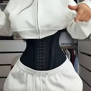 Women's Waist Trainer Belt, Abdominal Control Exercise, Slimming Adjustable Shapewear with Zipper Hook, Body Shaper for Women
