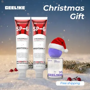 CEELIKE｜MSDRWIKEY  Oral Care Set SP-6 Probiotic Toothpastes Brightening Formula with Probiotics & Oral Spray for Long Lasting Fresh Breath