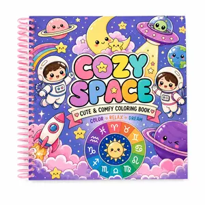 Cozy Space Coloring Book