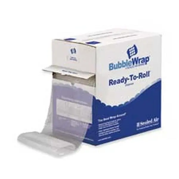 Sealed Air Corporation SEL Perforated Bubble Wrap Cushioning Material, 12in x 10ft Roll, .19in Thick Bubble