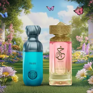 BUNDLE Khair Peach Delulu & Fig Hug EDP Perfume by Paris Corner 3.4 Fl Oz Floral Fragrances Floral Gourmand