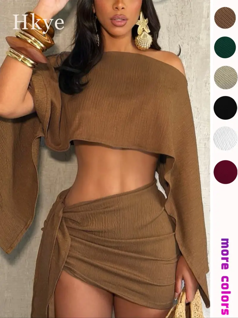ruffle asymmetric top - TikTok Shop