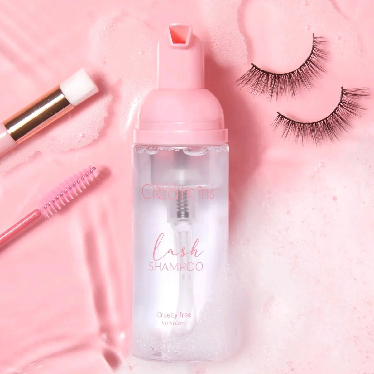 Lash Shampoo, perfect for false lashes, extensions and cluster.