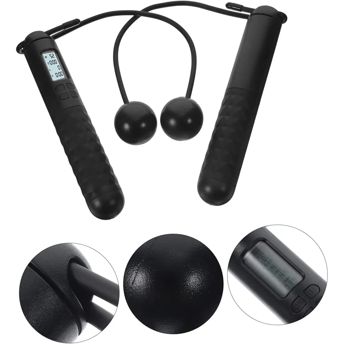 Smart Jump Rope - Cordless Skipping with Digital Counter, Home/Gym Workouts outdoorfun