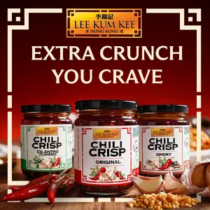 Lee Kum Kee Chili Crisp 3-Pack – Spicy, Crunchy & Flavorful Trio