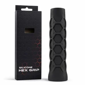 Pickleball Paddle Silicone Hex Grip Sleeve, Non-Slip Honeycomb Handle Cover, Comfortable Paddle Grip Accessory