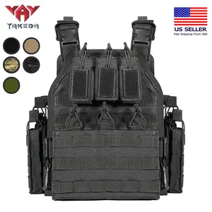 YAKEDA Rapid Response Vest First & Third Generation Quick Release Laser Cut Outdoor Adjustable Tactical Equipment 1000D Nylon Made in USA