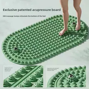 Soft Silicone Acupressure Mat In-Place Ultra-Slow Jogging Foot Massage Pad Foot Meridian Dredging Thickened Toe Pressure Board