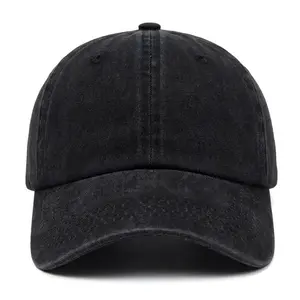 Vintage Washed Hat Adjustable Baseball Cap for Men Women Casual Streetwear