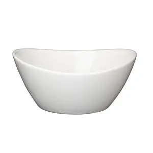 8 Inch Turquoise Ceramic Ingot Bowls Set of 4 - Stackable Color Glaze Serving Bowls for Salad, Fruit, Cereal