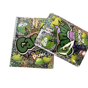 10pcs Mylar Bags Holographic Gift Surprise Holiday Parties Birthdays Party Favors Packaging Funny Props DIY Playsets Proof Zipper bag