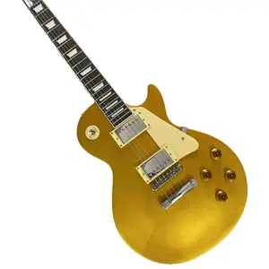 LP Guitar, Goldtop HH Pickups, Vintage Style, Solid mahogany body,Rosewood Fretboard