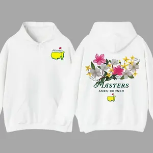 Masters Amen Corner Golf Hoodie, Soft Vintage Cotton Hoodie, Casual Menswear, Breathable Classic Collar, Trendy Sportswear Gift, Unisex Gift for Men Women