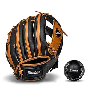 Franklin Sports Kids Baseball Gloves - RTP Youth Teeball Glove + Ball Set - Boys + Girls Teeball Mitt Set - Kids + Toddlers - 9.5"