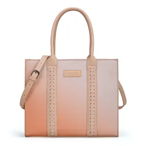 Wrangler Large Gradient Tote Bags Purses for Women Work Top-Handle Handbags with Strap