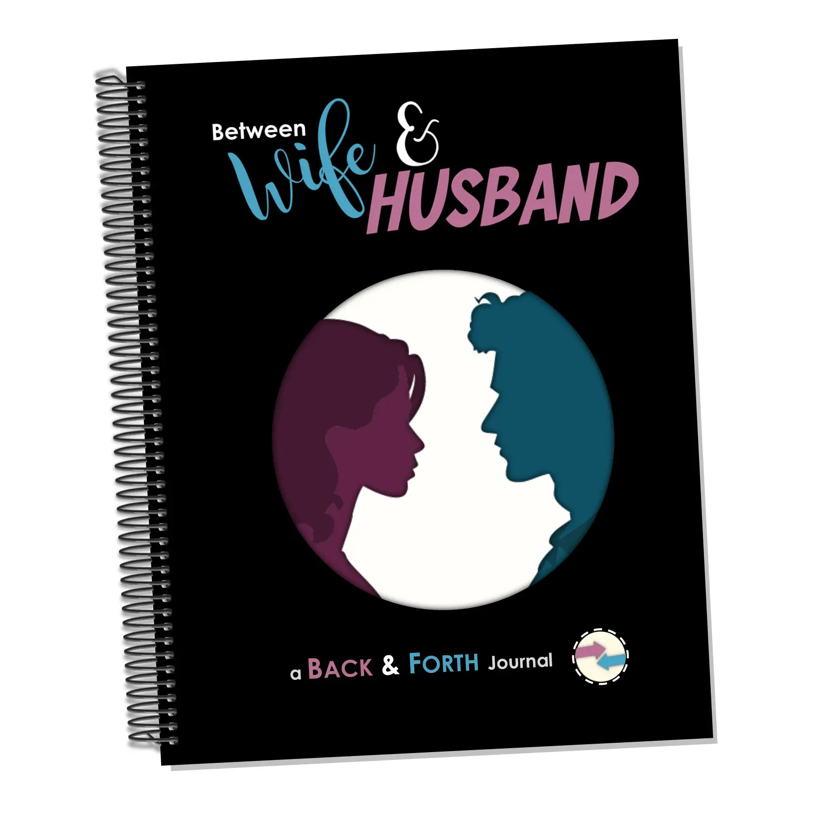 Wife & Husband - Back and Forth Couples Prompt Journal bullet journals girl gift gratitude journal